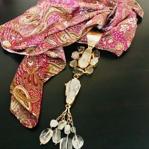 Scarf necklace